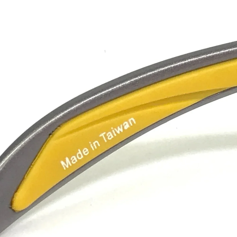 Rec Specs Athletic Goggles Frames Morpheus II 375 Yellow Gray Checks 53-17-130